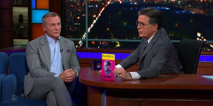 VIDEO: Daniel Craig Talks Returning to Broadway in MACBETH on THE LATE SHOW