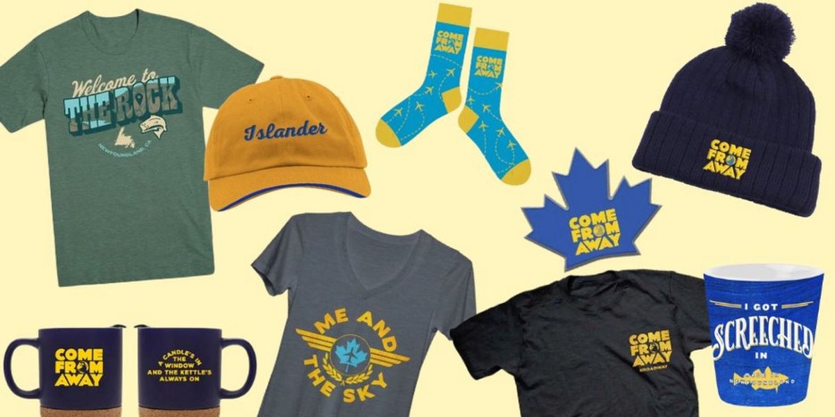 Shop COME FROM AWAY Merch, Shirts, Souvenirs & More In The BroadwayWorld Theatre Shop