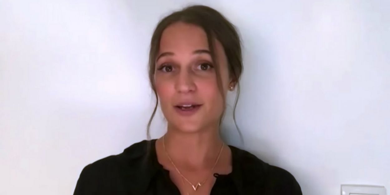 VIDEO: Alicia Vikander Talks About Her Role in THE GLORIAS on LATE NIGHT WITH SETH… Video
