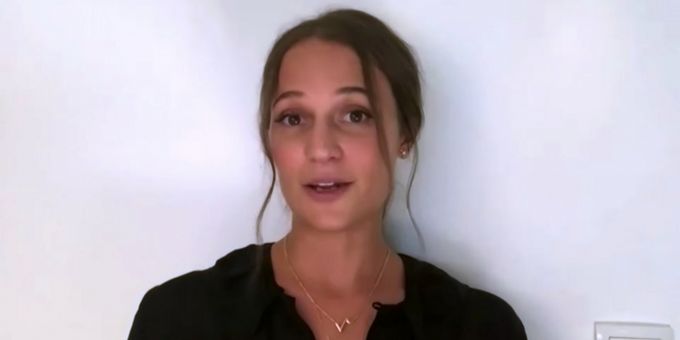VIDEO: Alicia Vikander Talks About Her Role in THE GLORIAS on LATE NIGHT WITH SETH MEYERS