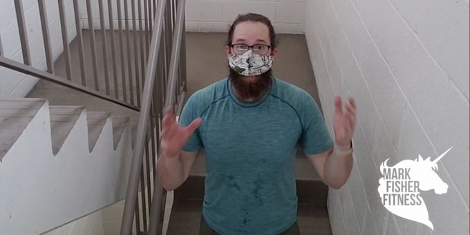 BWW Exclusive: Daily #MobilityMinute with Mark Fisher Fitness Trainer Harold Gibbons- Slow Stairs