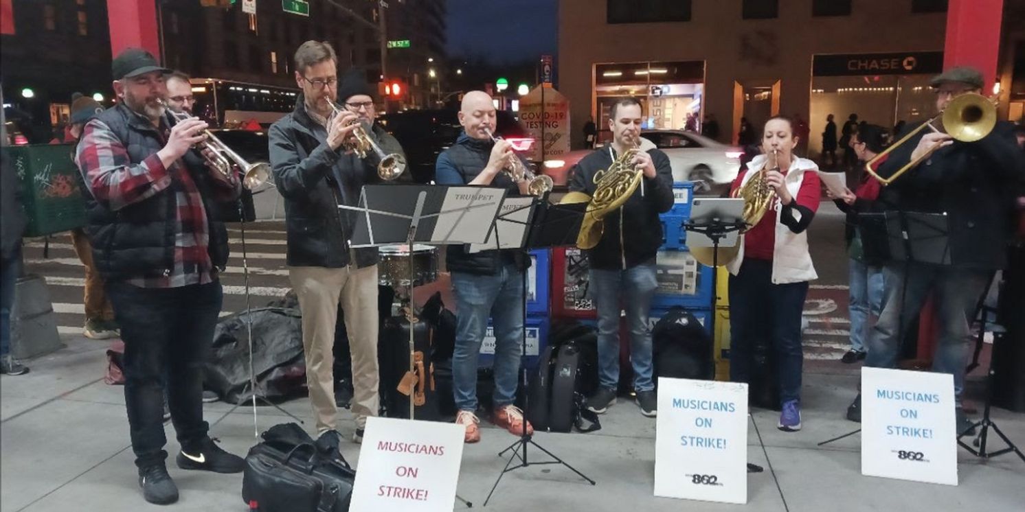 Musicians On Strike: Local 802 Announces Picket Line With Live Music At DCINY's Next Performance Outside Carnegie Hall  Image