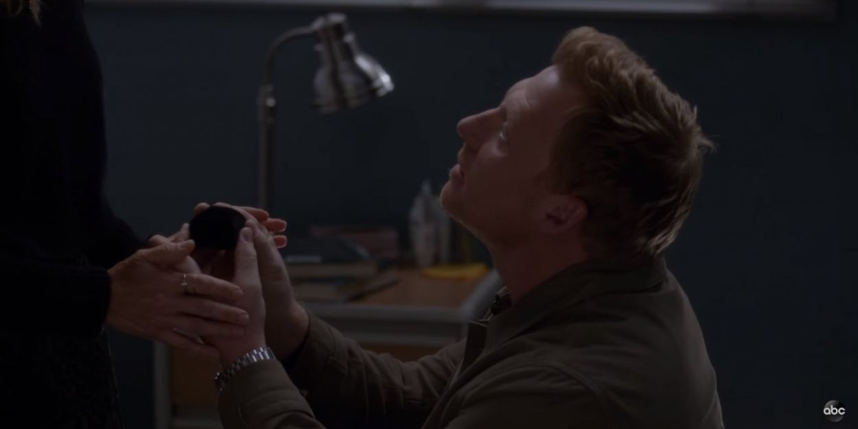 VIDEO: Owen Asks Teddy to Marry Him on GREY'S ANATOMY Video
