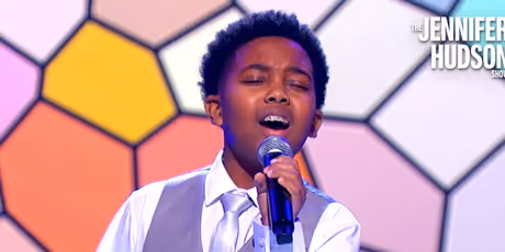 13-Year-Old Gospel Singer Stuns Jennifer Hudson Into Silence on Her Show Photo