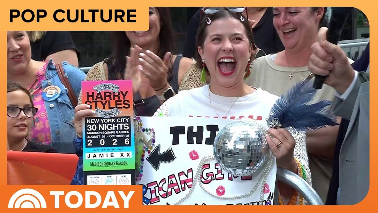 Fan Wins Tickets to Sold-Out Harry Styles MSG Shows on TODAY Video