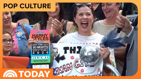 Harry Styles Superfan Wins Tickets To Sold-Out TOGETHER, TOGETHER At MSG On TODAY Photo