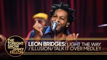 Leon Bridges Performs 'Light the Way,' 'Illusion' and 'Talk It Over' Medley on Fallon