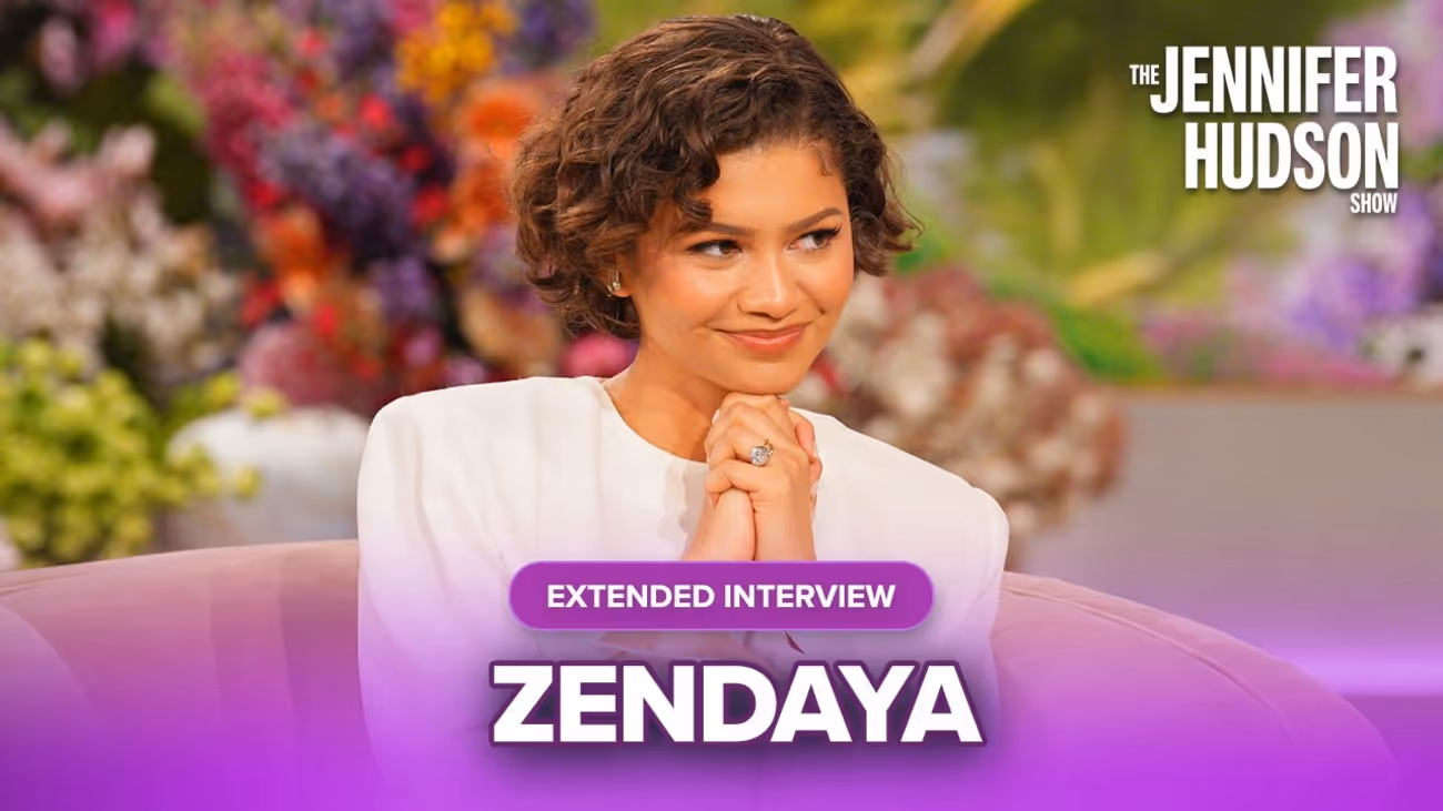 Zendaya Talks Tom Holland & Peace on Jennifer Hudson Show Video