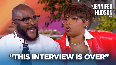 Tyler Perry and Jennifer Hudson Break Into Impromptu Duet on JHUD SHOW Photo