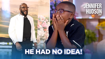 9-Year-Old Pastor Luke Blesses Jennifer Hudson, Gets Tyler Perry Surprise on JHUD SHOW