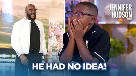 9-Year-Old Pastor Luke Blesses Jennifer Hudson, Gets Tyler Perry Surprise on JHUD SHOW Photo