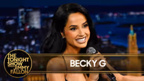 Becky G Explains Baraja Bendita Album Title, Performs Viral Godson Lullaby on Fallon