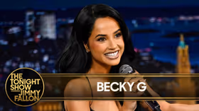 Becky G Explains Baraja Bendita Album Title, Performs Viral Godson Lullaby on Fallon