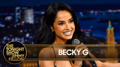 Becky G Explains Baraja Bendita Album Title, Performs Viral Godson Lullaby on Fallon