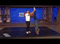 Kelly Ripa And Mark Consuelos Attempt Two-Person Handstand Challenge