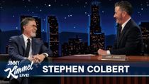 Stephen Colbert on THE LATE SHOW's Seven Emmy Wins and Gifting Jimmy His Captain America Shield