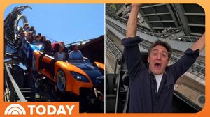 NBC's Gadi Schwartz Rides New 72 MPH FAST & FURIOUS Coaster at Universal