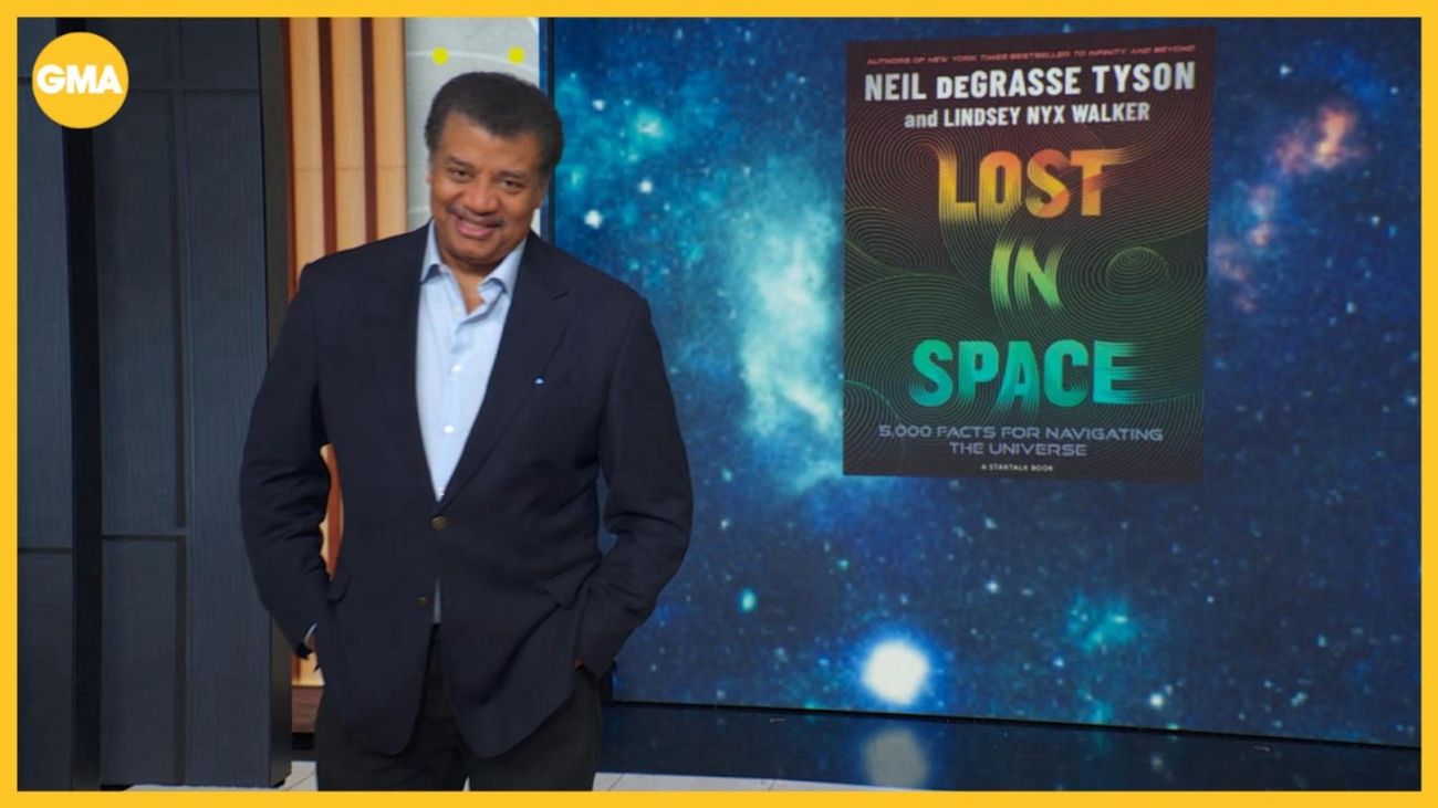 Neil deGrasse Tyson Unpacks 5,000 Space Facts In New Book On GMA Video