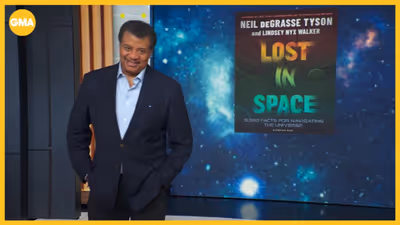 Neil deGrasse Tyson Unpacks 5,000 Space Facts In New Book On GMA