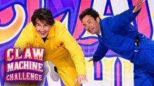 Tom Cruise Gets Lowered Into a Claw Machine Challenge on Fallon