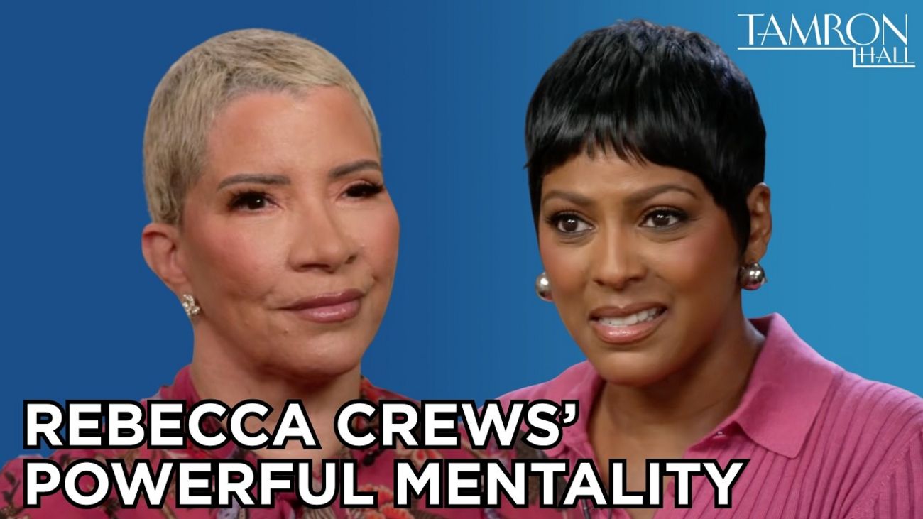 Rebecca Crews Returns to TAMRON HALL With Parkinson's Update, Family in Tow Video