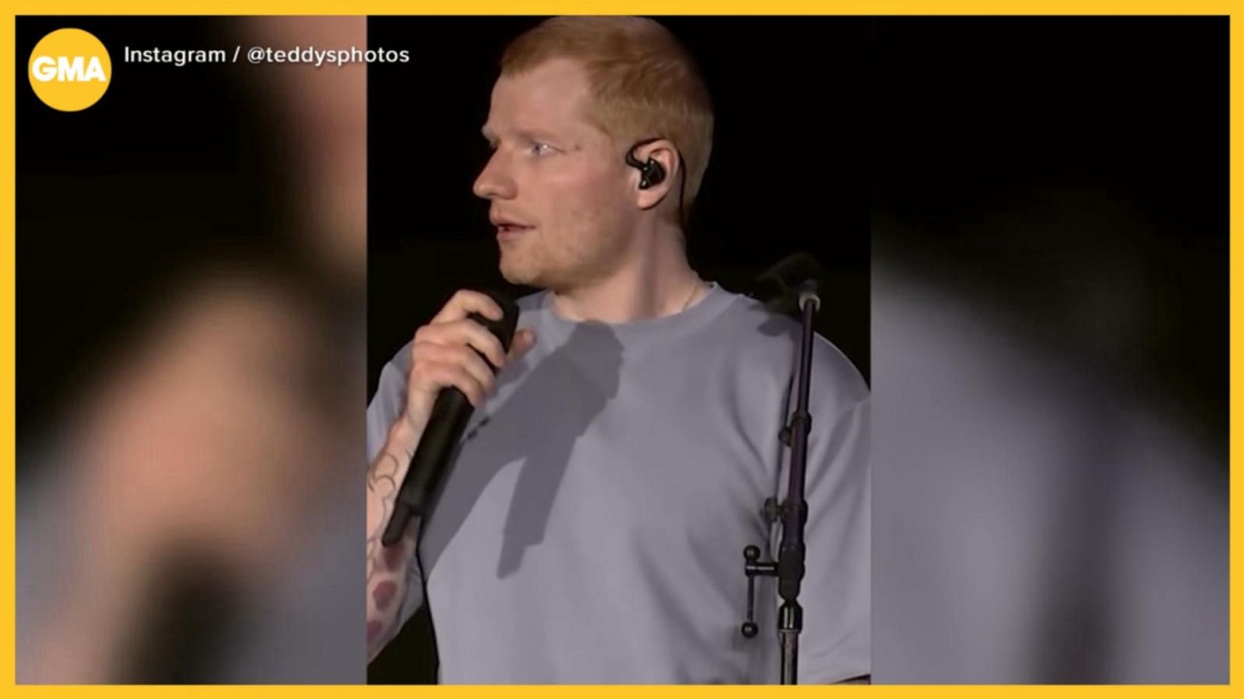 Ed Sheeran Gets Emotional Back On Stage After Macklemore Tour Fallout