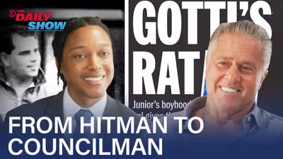Ex-Mob Enforcer John Alite Explains His Path to NJ Councilman on THE DAILY SHOW