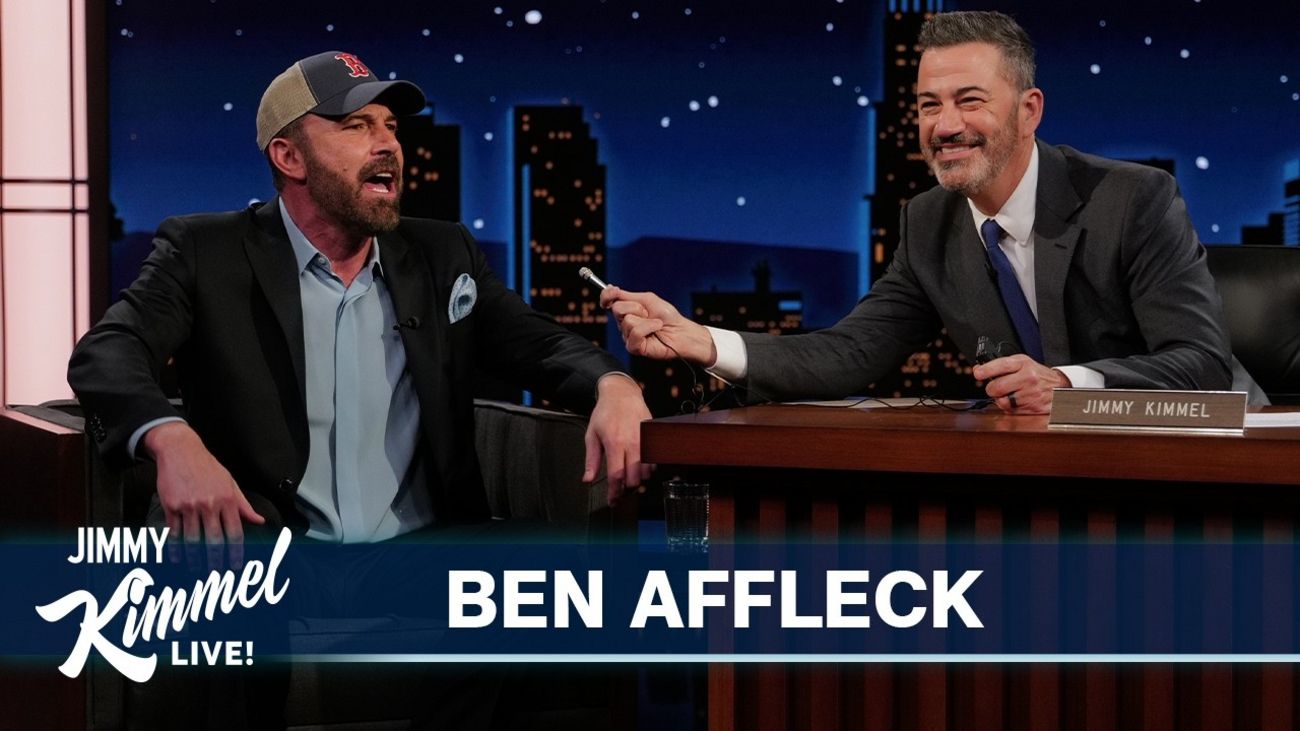 Ben Affleck Talks Kids Teasing Him on Jimmy Kimmel Live Video