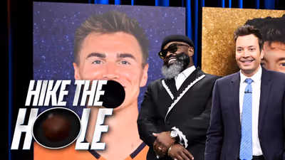 Jimmy Fallon and Tariq Battle to Hike Water Balloons at Rams, Broncos QBs