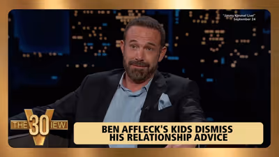 Ben Affleck Says His Kids Have No Interest In His Relationship Advice