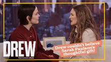 Sarah Paulson Surprises Drew Barrymore With Family Heirloom