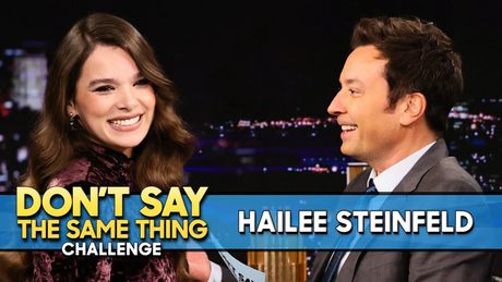 Hailee Steinfeld Plays Don't Say the Same Thing Challenge on THE TONIGHT SHOW Photo