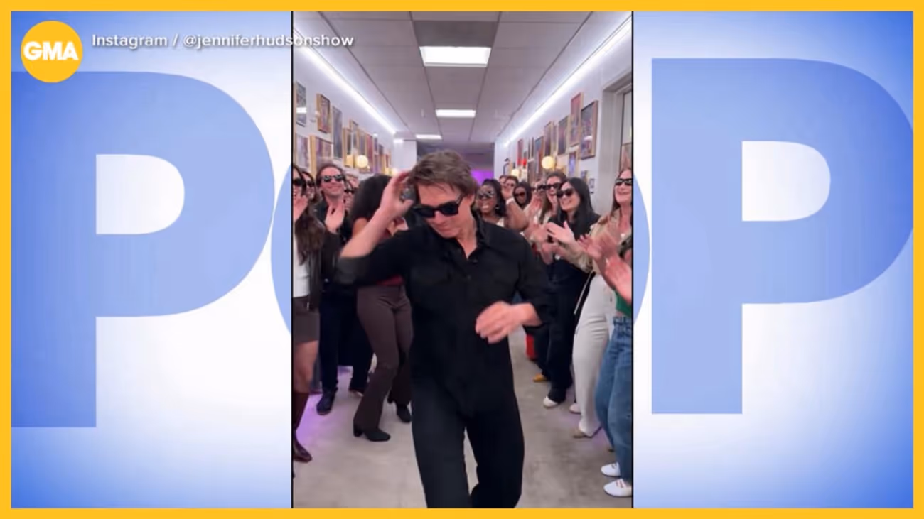 Tom Cruise Busts a Move in JENNIFER HUDSON Show's Spirit Tunnel Video