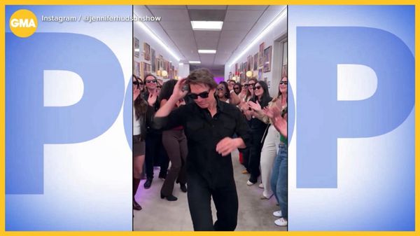 Tom Cruise Busts a Move in JENNIFER HUDSON Show's Spirit Tunnel