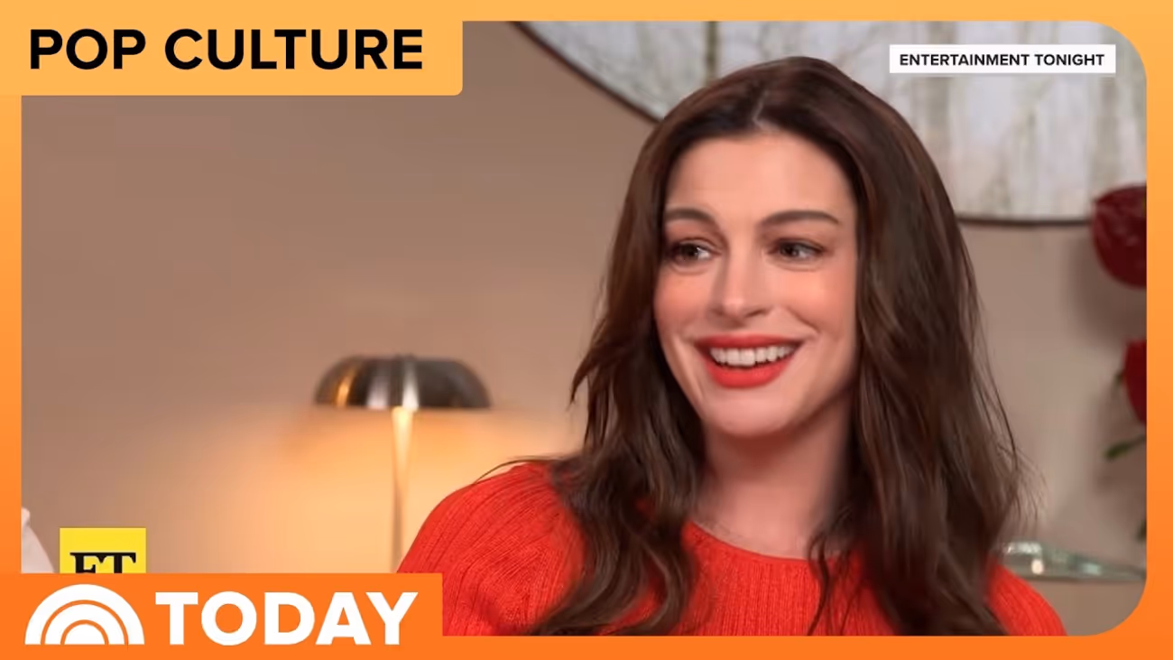 Anne Hathaway Ends VERITY Press Tour By Vanishing in Smoke Video