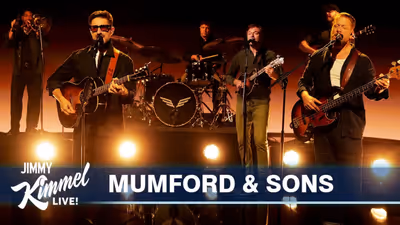 Mumford & Sons Bring Chris Thile Aboard for HERE on JIMMY KIMMEL LIVE