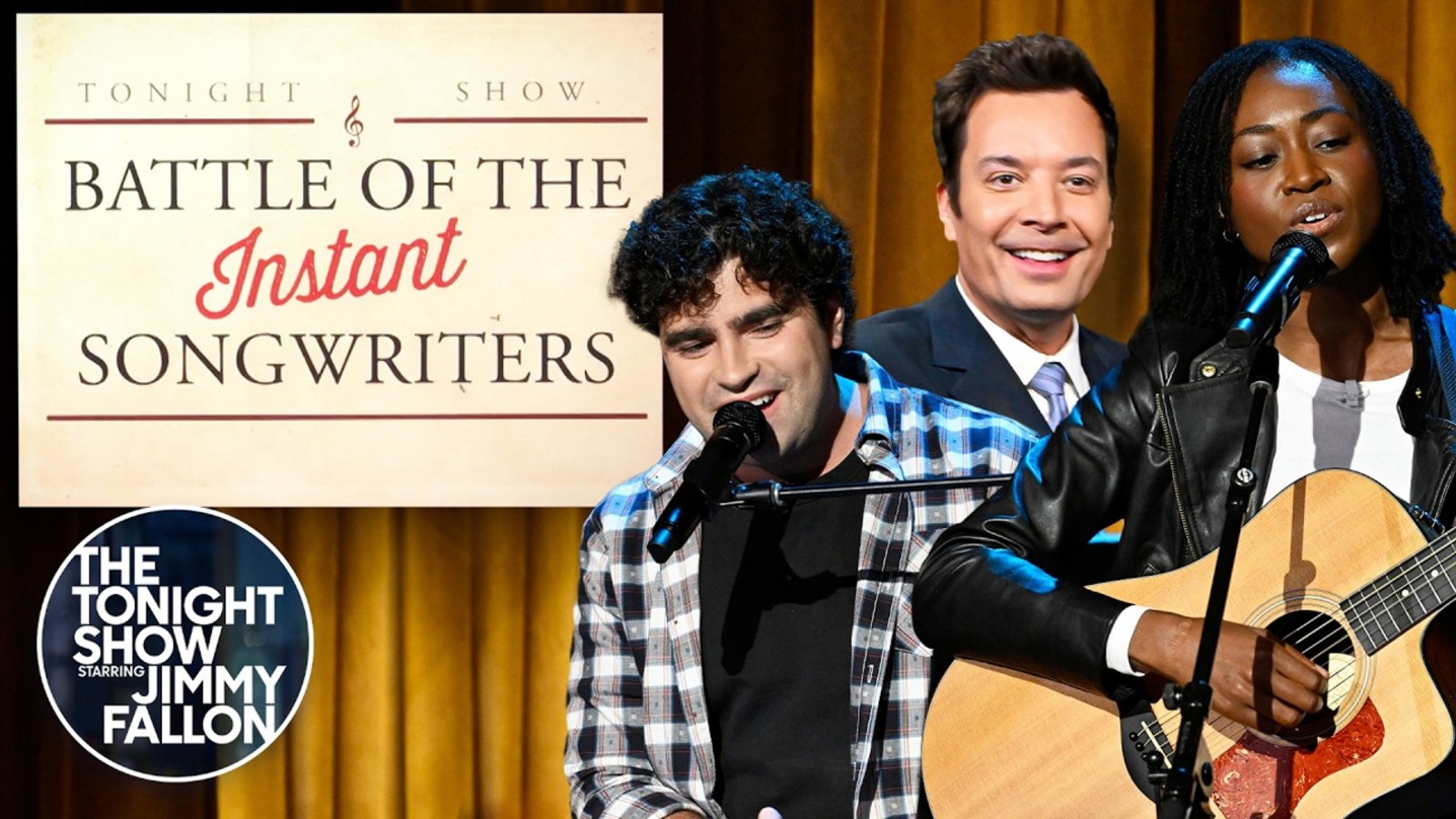 TONIGHT SHOW Audience Members Write Instant Songs About Love Is Blind and a Skeleton