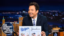 Jimmy Fallon Unveils Yankees and Dodgers Baby Books for MLB Partnership