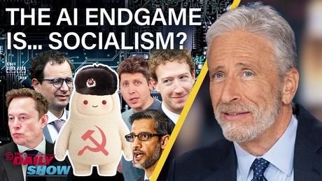 Jon Stewart Grills Meta's Muse AI Chatbot on THE DAILY SHOW Photo