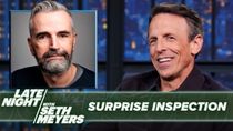 Seth Meyers Surprise-Inspects His Monologue Writers' Jokes