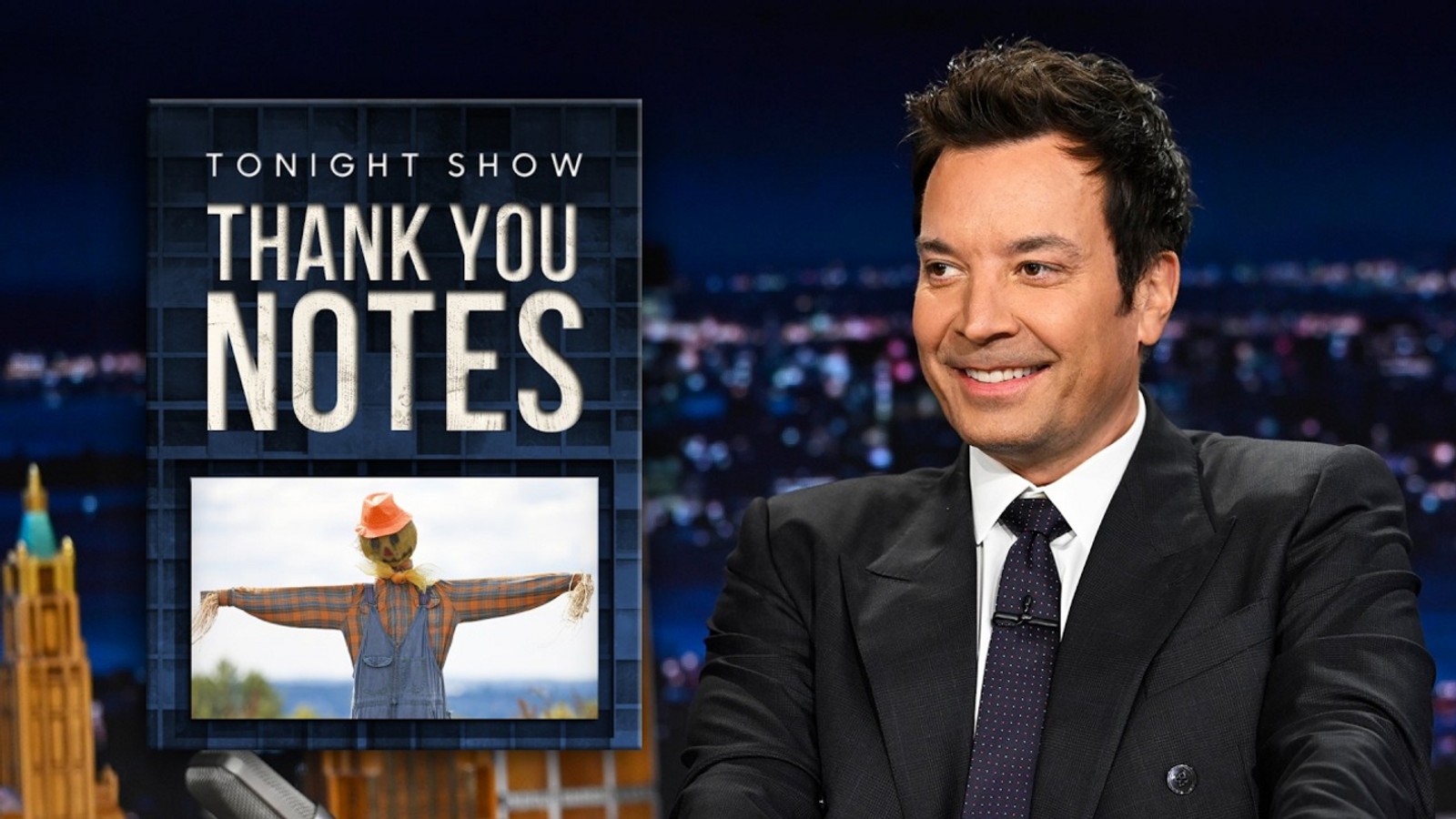 Jimmy Fallon's Thank You Notes Tackle Scarecrows, Spiral Staircases
