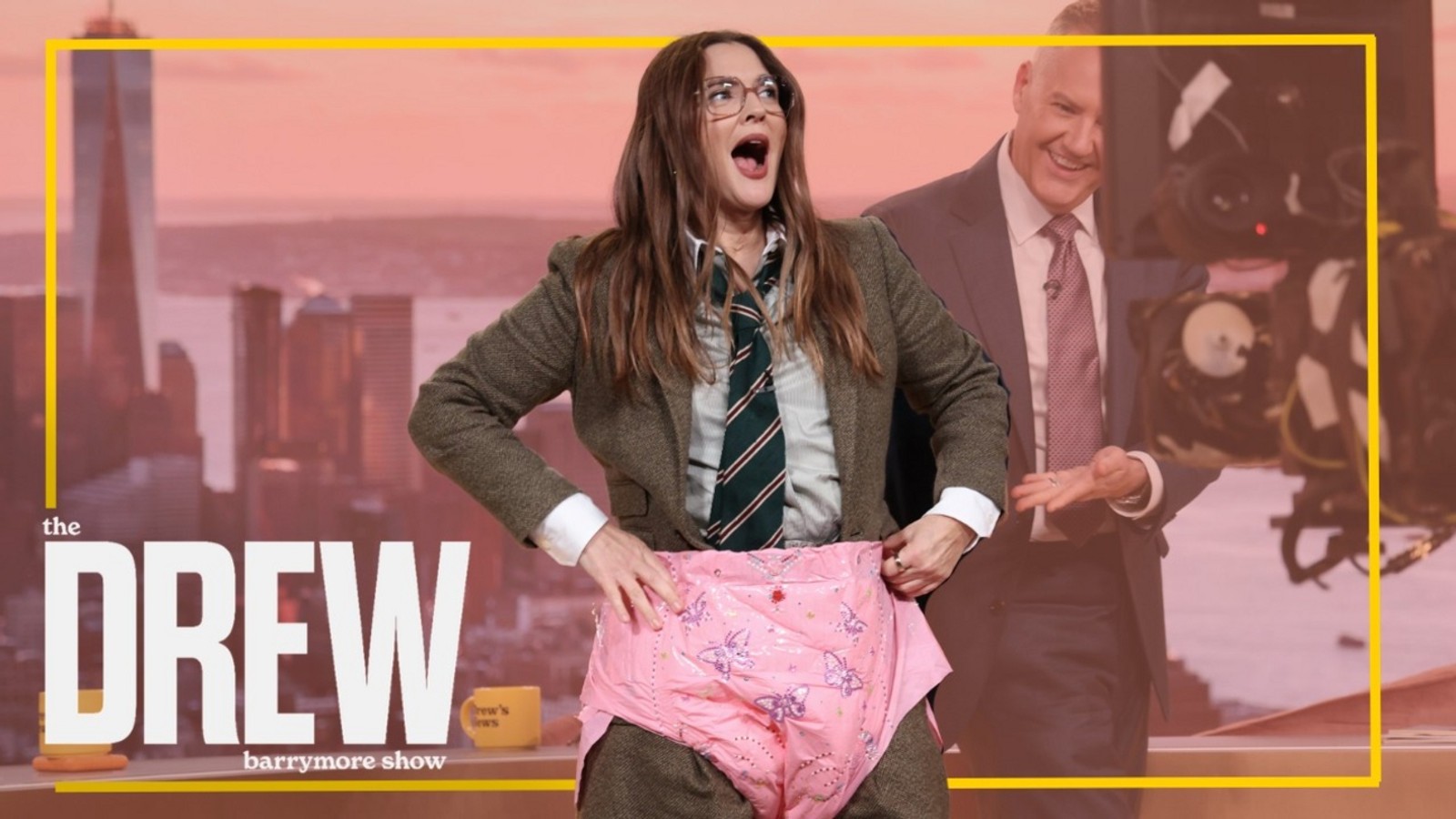 Drew Barrymore Reacts to Concert Fans Wearing Adult Diapers