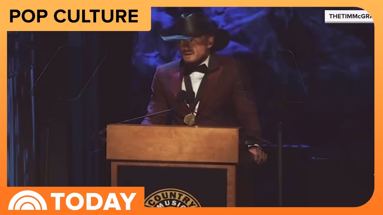 Tim McGraw Gets Emotional Entering Country Music Hall of Fame Video