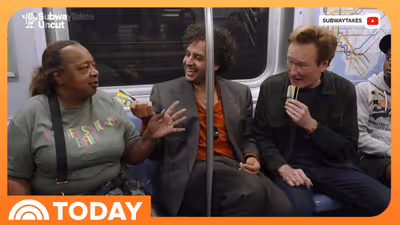 Conan O'Brien Rides the Subway for Kareem Rahma's SUBWAY TAKES