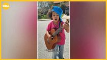 Boy, 7, Finds Anxiety Relief Singing on LA Streets