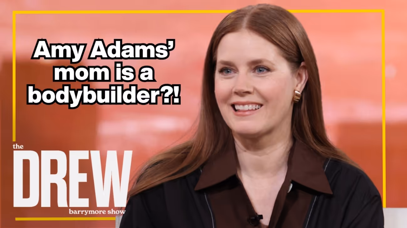 Amy Adams on Her Mom's Path From 7 Kids to Bodybuilder Video
