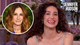 Emmy Rossum on Julia Roberts as Her Kids' "Aunt Juju"