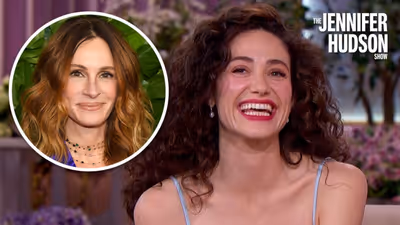 Emmy Rossum on Julia Roberts as Her Kids' "Aunt Juju"