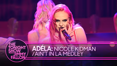 ADÉLA Performs 'Nicole Kidman'/'Ain't In LA' Medley On Fallon