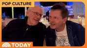 Michael J. Fox Marks Christopher Lloyd's 88th Birthday Video